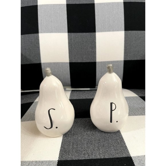 VHTF Rae Dunn Stem Print Salt & Pepper Shaker - Picture 1 of 4